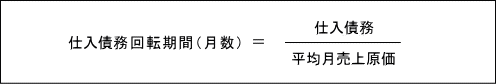 仕入債務回転期間