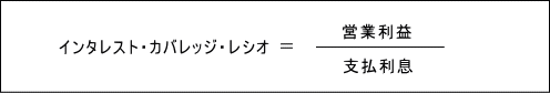 インタレストカバレッジレシオ